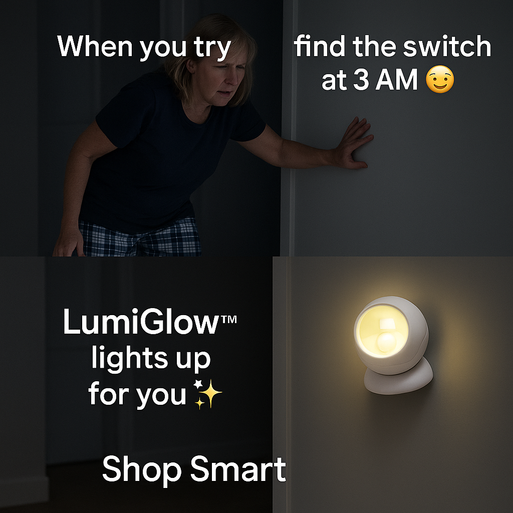 ✨ LumiGlow™ – Smart COB Motion Sensor Light