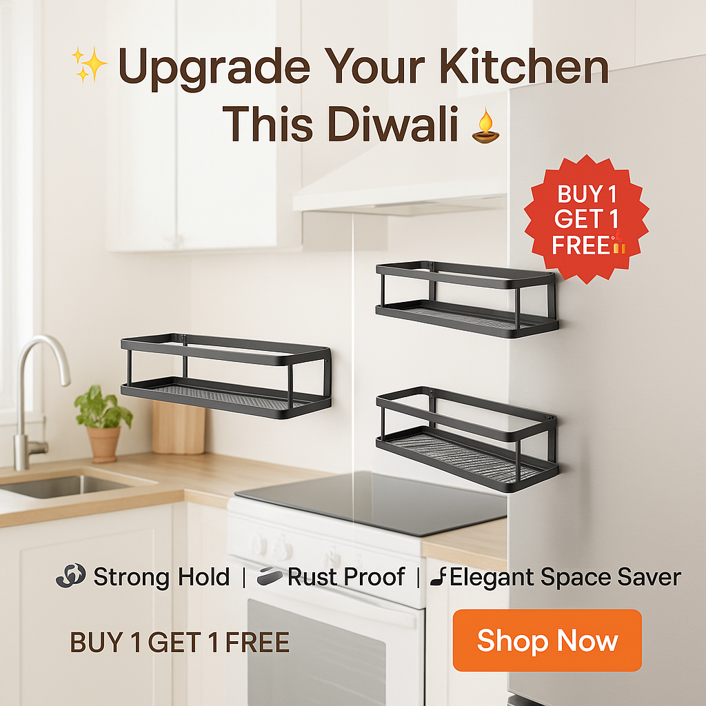 MagnaRack™ — Premium Magnetic Rack (Set of 2) | Buy 1 Get 1 FREE 🎁