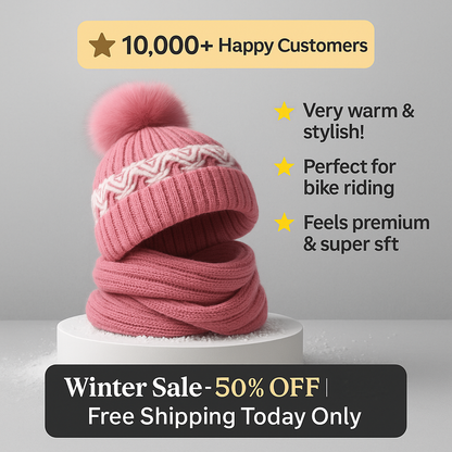 🧣❄️ Windproof Scarf + Cap + Ear Guard ( PREMIUM QUALITY )