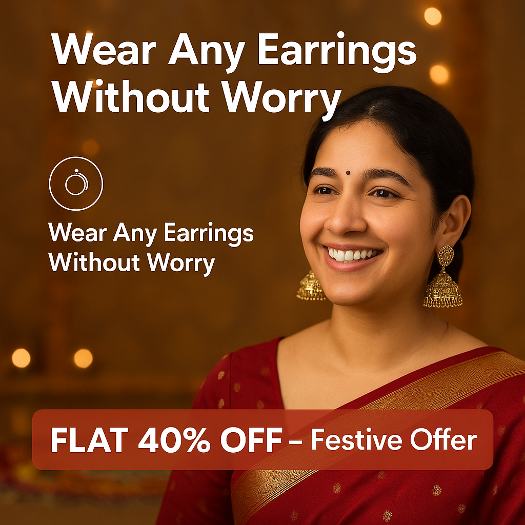 Premium Earlobe Support Patches (100 PCS)