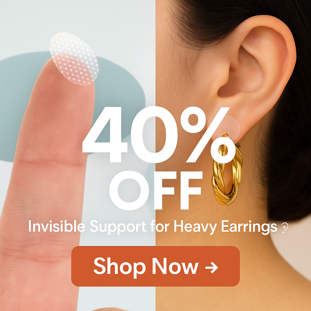 Premium Earlobe Support Patches (100 PCS)