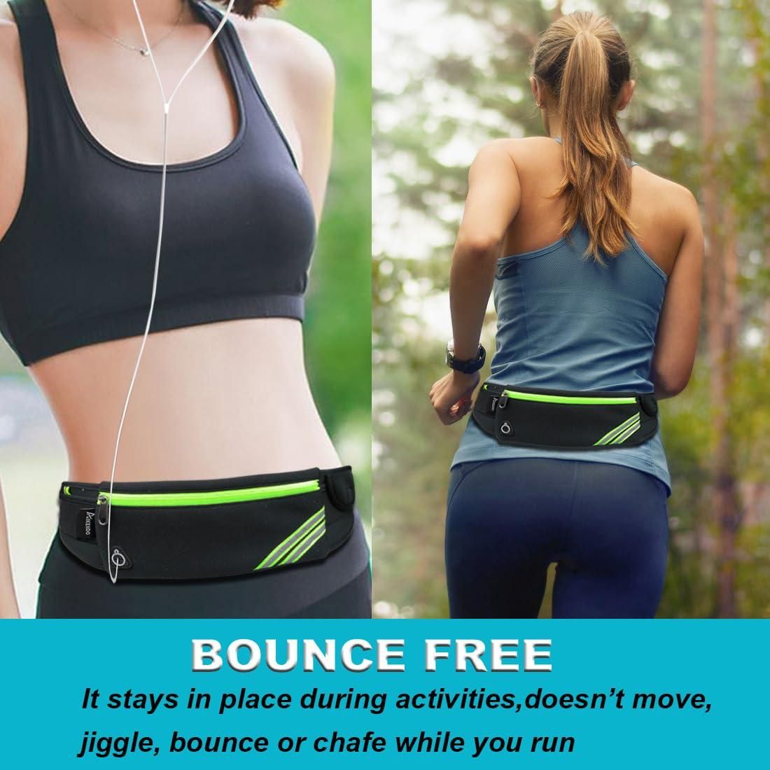 StrideSafe Reflective Waterproof Waist Bag