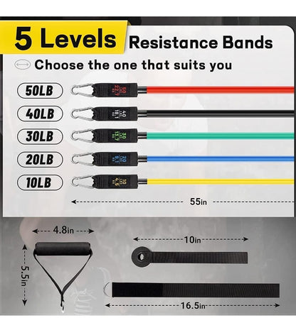 ResistancePro — Heavy Workout Resistance Band Set