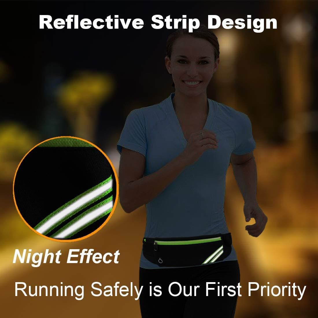 StrideSafe Reflective Waterproof Waist Bag
