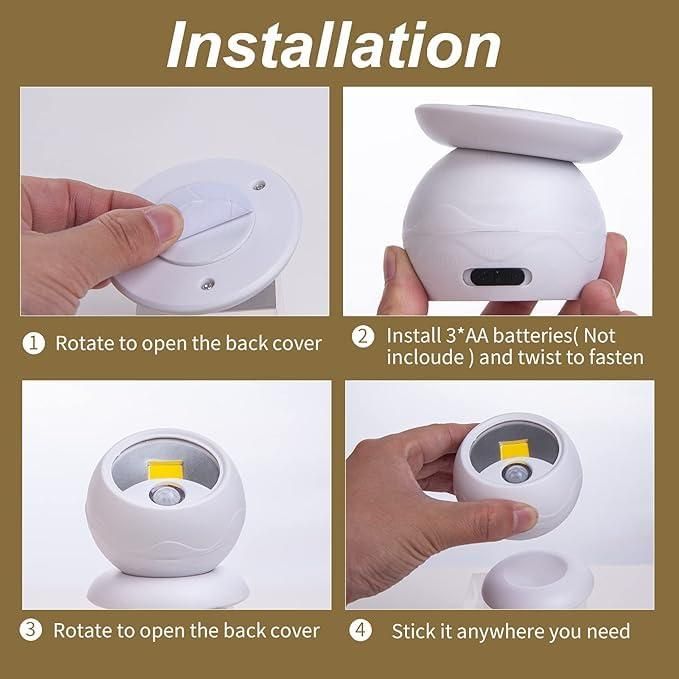 ✨ LumiGlow™ – Smart COB Motion Sensor Light