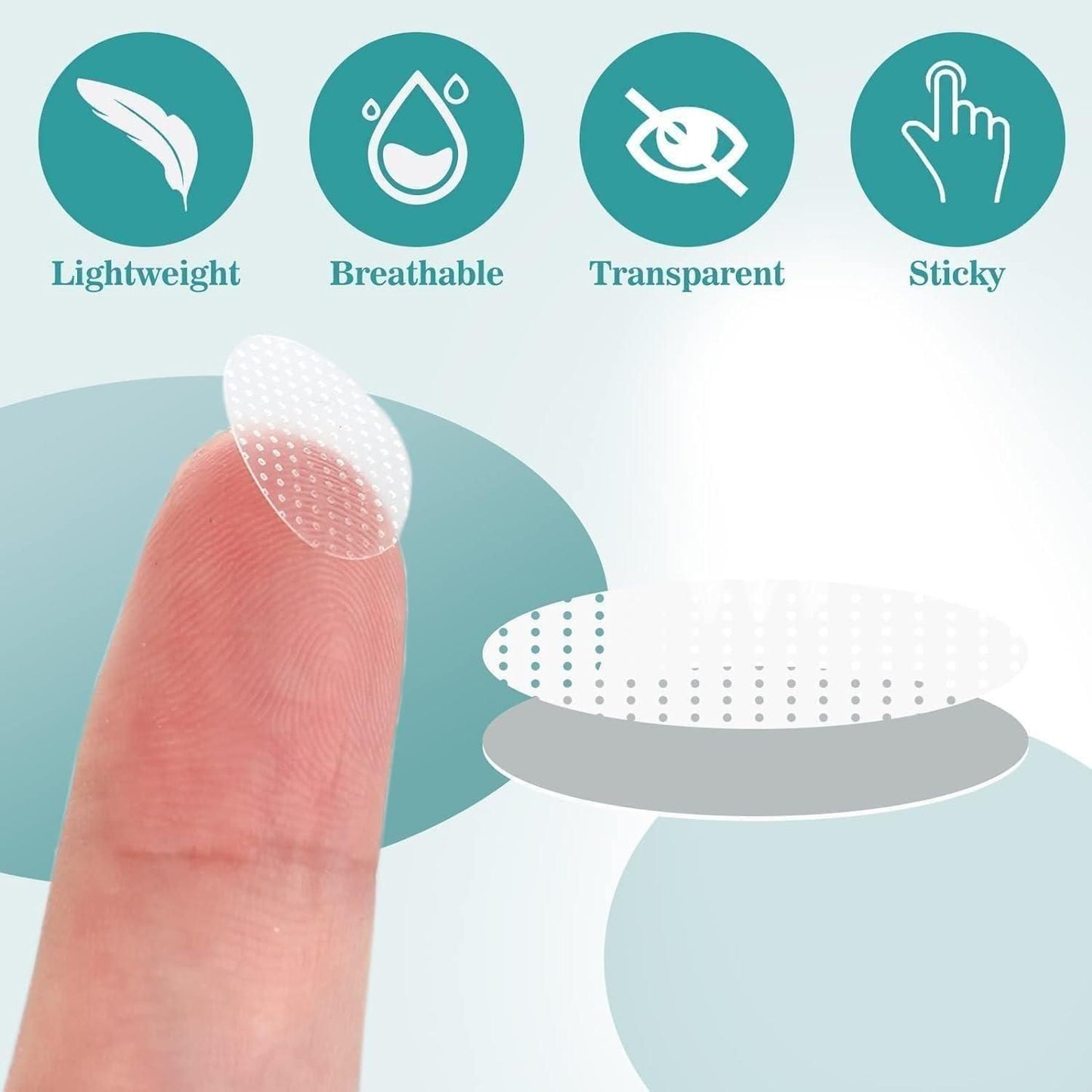 Premium Earlobe Support Patches (100 Pcs, Pack of 2 - TOTAL 200 Pcs) – Buy 1 Get 1 FREE!