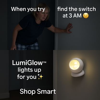 ✨ LumiGlow™ – Smart COB Motion Sensor Light