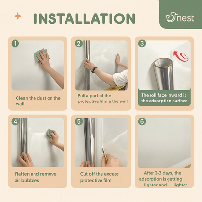 ✨ EverydayNest™ WallGuard – Transparent Electrostatic Protection Film ✨ BUY 1 GET 1 FREE