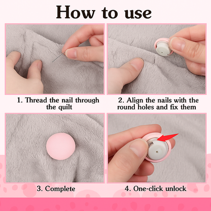 Everyday Nest® Imported duvet Pins (Pack of 10)