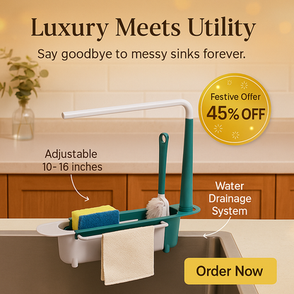 Everyday Nest™ Adjustable Sink Organizer