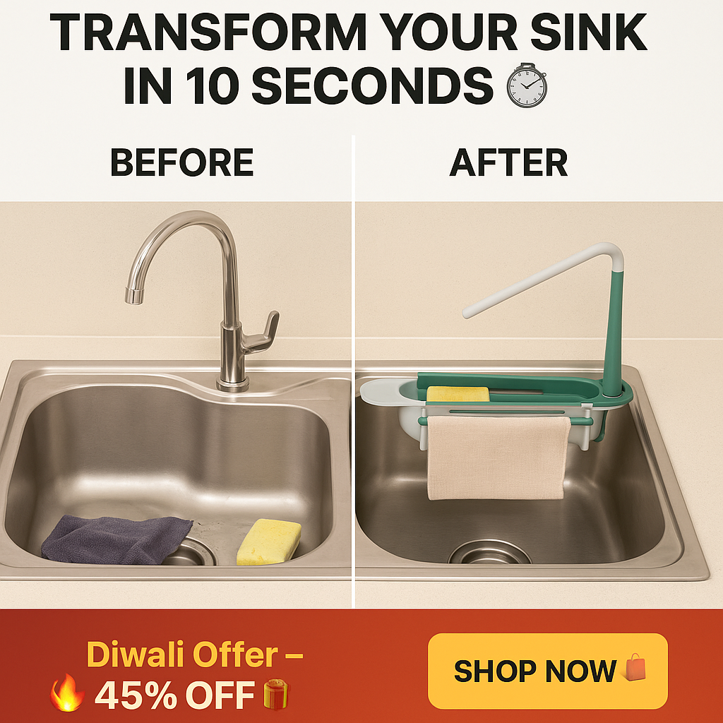 Everyday Nest™ Adjustable Sink Organizer