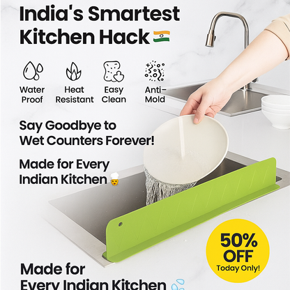 ✨ Silicone Sink Splash Guard (Pack of 2 – 50% OFF) ✨