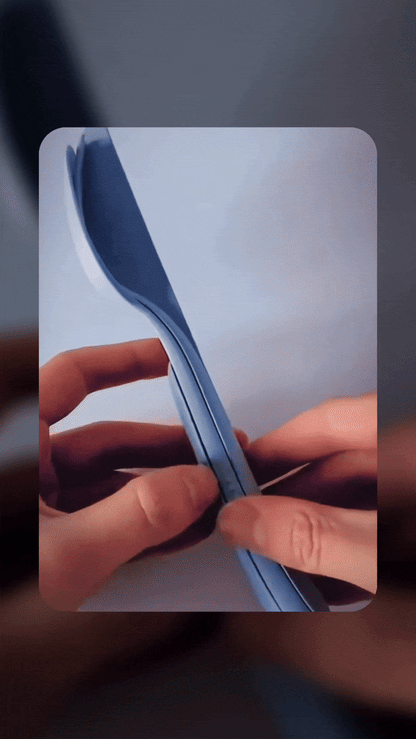 🍴 SmartSpork™ 3-in-1 Reusable Travel Cutlery Set