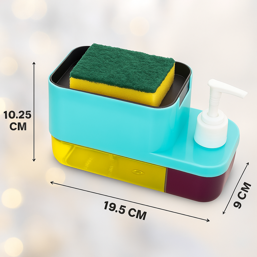 🧴 MARKWELL™ Multi-Colour Countertop Dispenser (500 ml)