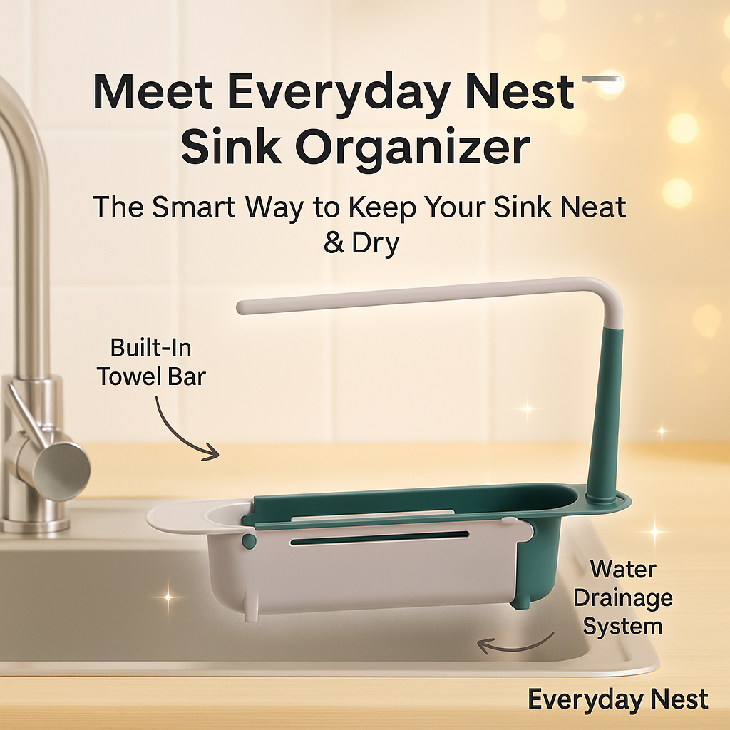 Everyday Nest™ Adjustable Sink Organizer