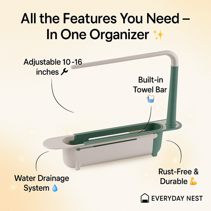 Everyday Nest™ Adjustable Sink Organizer